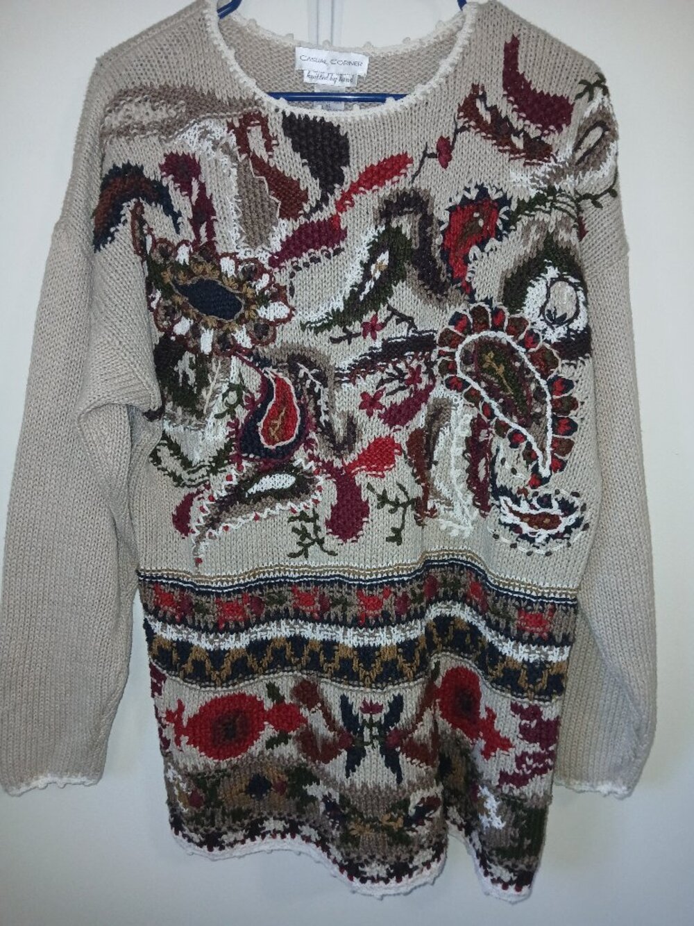 VTG Casual Corner Pullover Sweater XL